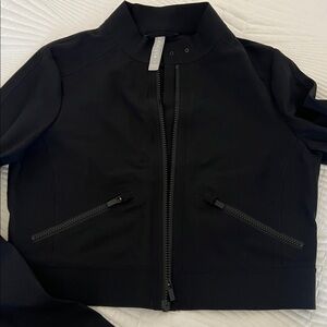 Athleta Black  Luna Cropped Jacket